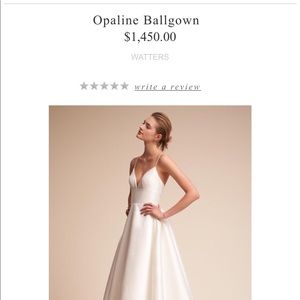 BNWT BHLDN Opaline Ballgown Wedding Dress size 10